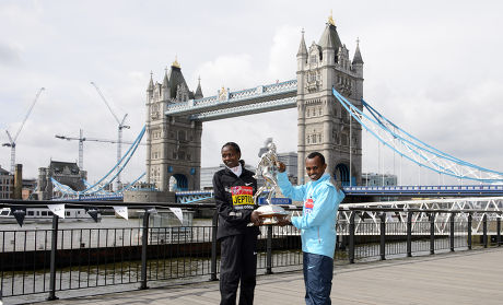 Virgin London Marathon winners photocall, London, Britain - 22 Apr 2013