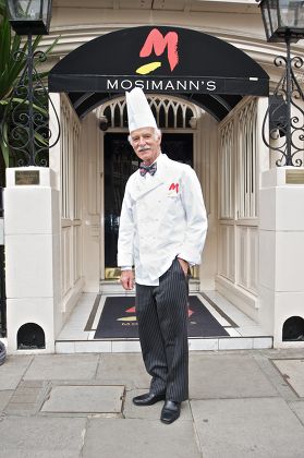 Anton Mosimann outside his private dining club in Belgravia, London, Britain - 19 Apr 2013