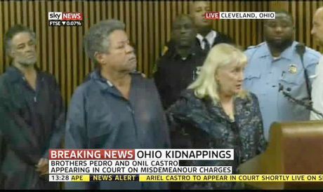 Bail hearing regarding the kidnapping of three Cleveland women, Ohio, America - 09 May 2013