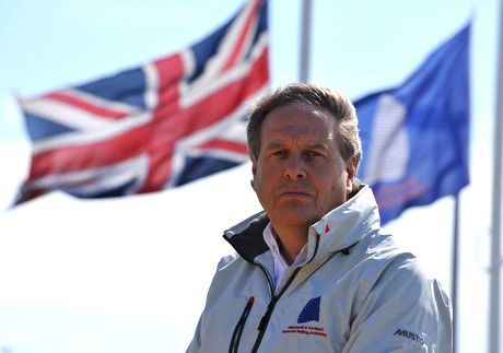 Flags flying at half-mast following the death of local Olympic medal-winning sailor Andrew Simpson, Weymouth and Portland National Sailing Acadamy, Dorset, Britain - 10 May 2013