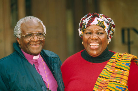 Desmond Tutu His Wife Leah Editorial Stock Photo - Stock Image