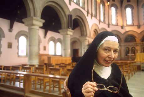Sister Wendy Beckett Inside the Chapel at Wormwood Scrubs Prison, London, Britain - Oct 1994