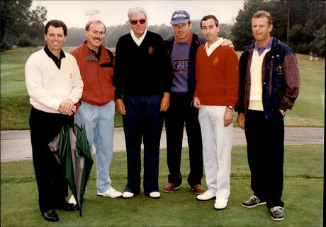 Golfers Bernard Gallacher Ronan Rafferty Pat Editorial Stock Photo ...