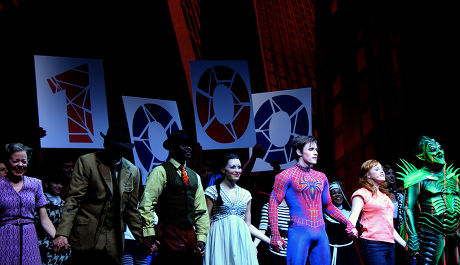 'Spider-Man: Turn Off The Dark' play celebrates 1,000th performance, New York, America - 29 May 2013