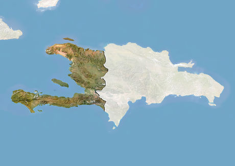 Haiti Satellite Image Bump Effect Border Editorial Stock Photo Stock   Shutterstock 2538693a 