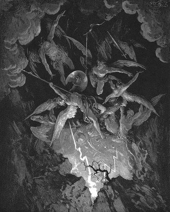 Gustave Dore Illustration John Miltons Epic Editorial Stock Photo ...