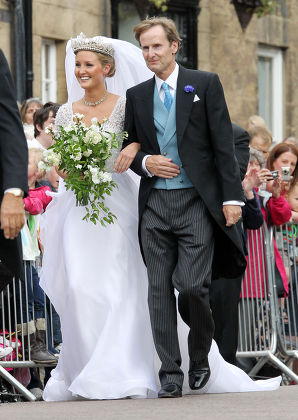 The wedding of Lady Melissa Percy and Thomas van Straubenzee, St Mary's Church, Alnwick, Northumberland, Britain - 22 Jun 2013