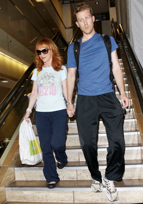 Kathy Griffin and Randy Bick arriving at Los Angeles International Airport, America - 25 Jun 2013