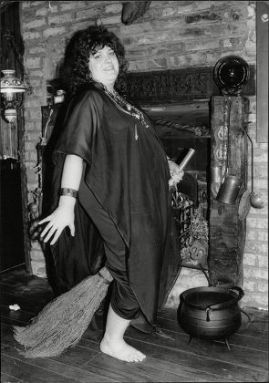 Witch Queen Sally Taylor At Home In Folkstone.