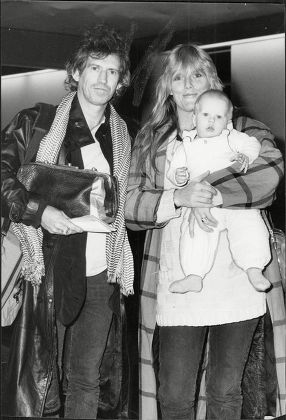 Musician Keith Richards Wife Patti Baby Editorial Stock Photo - Stock