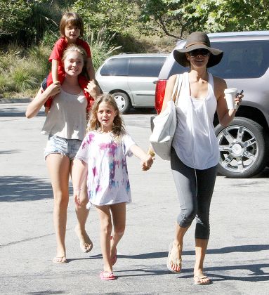 Brooke Burke and family out and about, Los Angeles, America - 08 Jul 2013
