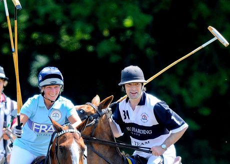 Army v Navy match at Rundle Cup Polo, Tidworth, Wiltshire, Britain - 13 Jul 2013