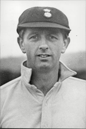 Albert Dusty Rhodes Cricketer Derbyshire County Cricket Club.