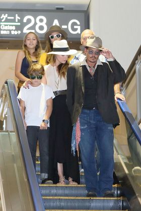 Johnny Depp leaves Japan at Narita International Airport, Japan - 18 Jul 2013