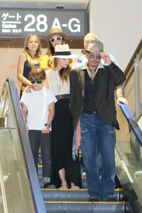 Johnny Depp leaves Japan at Narita International Airport, Japan - 18 Jul 2013