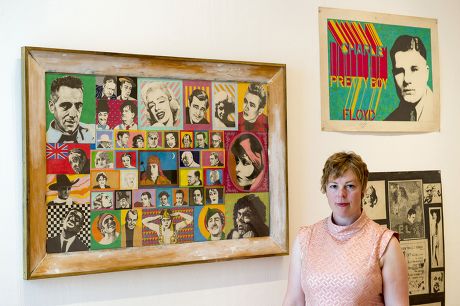 First solo exhibition of artworks by late singer Ian Dury, photocall, Royal College of Art, London, Britain - 22 Jul 2013