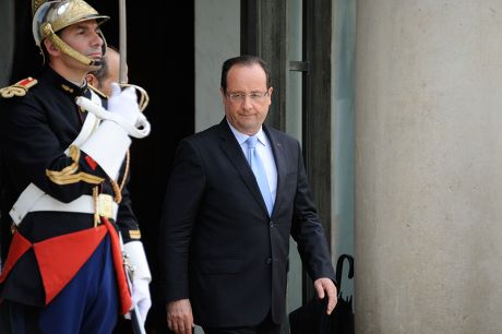 Presidnet Francois Hollande meets Ahmad Jarba, Paris, France - 24 Jul 2013