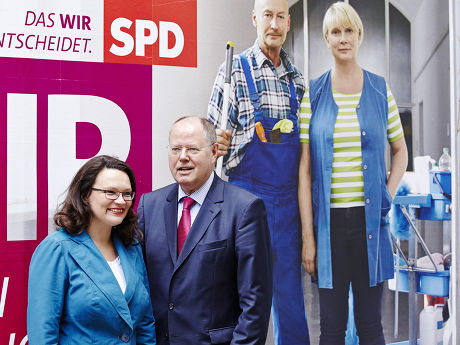 SPD Election Campaign Presentation in Berlin, Germany - 30 Jul 2013