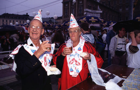 Water Festival Stockholm Eating Crayfish Editorial Stock Photo - Stock  Image | Shutterstock