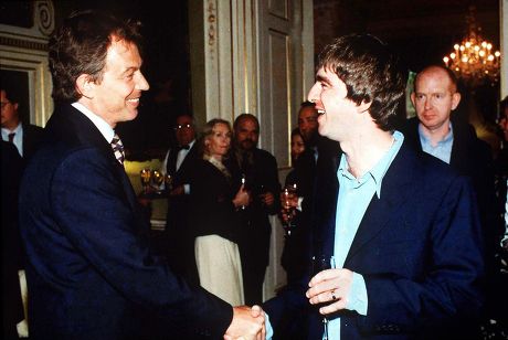 Tony Blair Shaking Hands Noel Gallagher Editorial Stock Photo - Stock ...