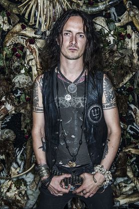 Erik Danielsson Of Swedish Black Metalband Watain, Sweden - 06 Aug 2013