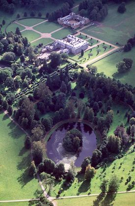 Aerial View Althorp House Estate Showing Editorial Stock Photo - Stock ...