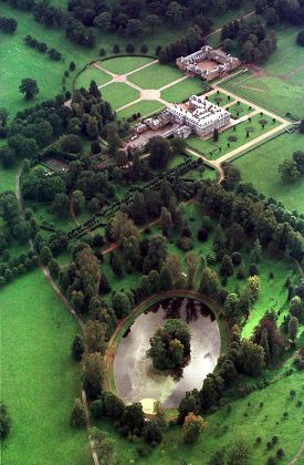 Aerial View Althorp House Estate Showing Editorial Stock Photo - Stock ...