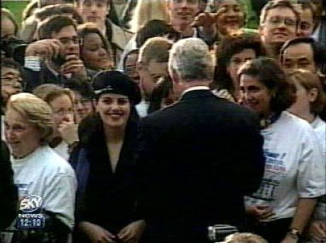 Bill Clinton Hugging Monica Lewinsky Editorial Stock Photo - Stock ...