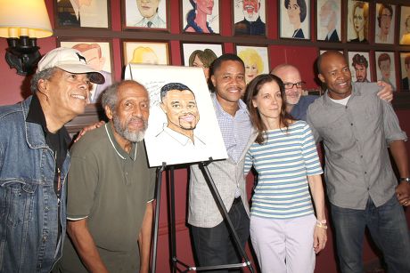 Cuba Gooding Jr caricature unveiling, New York, America - 22 Aug 2013