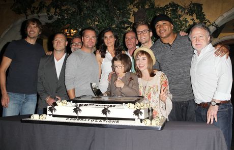 NCIS Los Angeles 100th episode cake cutting event, Los Angeles, America - 23 Aug 2013