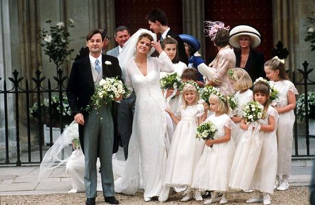 WEDDING OF TIMOTHY KNATCHBULL AND ISABELLA NORMAN, WINCHESTER CATHEDRAL, BRITAIN - 1998