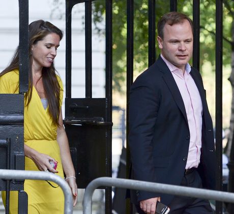 Craig Oliver and Susie Squire, Downing Street, London, Britain - 28 Aug 2013