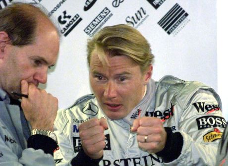 Mika Hakkinen Wife Erja Honkanen Porvoo Editorial Stock Photo - Stock