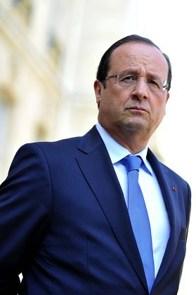 Francois Hollande welcomes Ahmed Jarba of Syria, Paris, France - 31 Aug 2013
