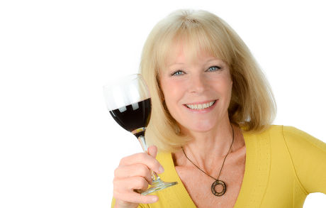 Wine expert Jilly Goolden who is reinventing herself as a wine tutor, East Sussex, Britain  - 20 Aug 2013