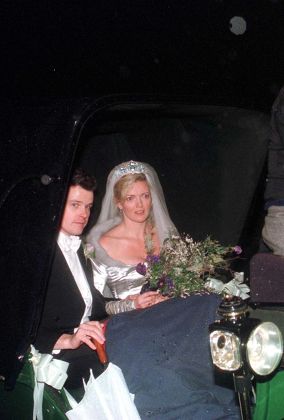 THE WEDDING OF ANNABEL HESELTINE TO PETER BUTLER, THENFORD, OXFORDSHIRE, BRITAIN - 1998