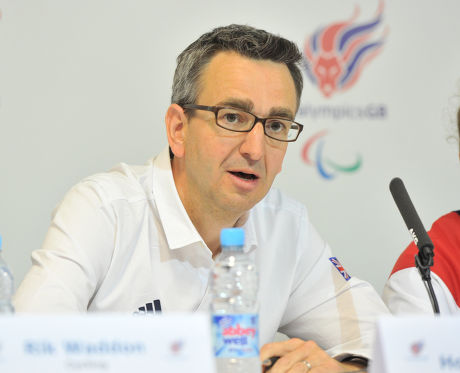 London 2012 Paralympic Games Paralympicsgb Uk Sport Chief Operating Officer Tim Hollingsworth At The Paralympic Games Press Conference In Paralympicgb House Stratford.
