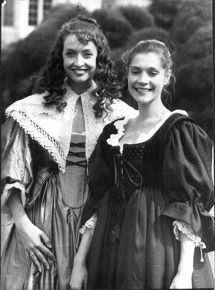 Tv Programme 'by The Sword Divided' (1983) - Sharon Maughan (l) And Judy Buxton.