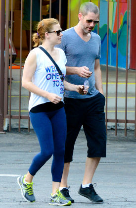 Amy Adams and Darren Gallo out and about, New York, America - 09 Sep 2013