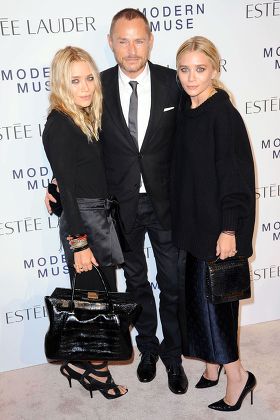 Mary-Kate Olsen, Tom Pecheux and Ashley Olsen