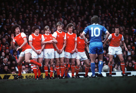 Arsenal Wall L R Alan Sunderland Editorial Stock Photo - Stock Image ...
