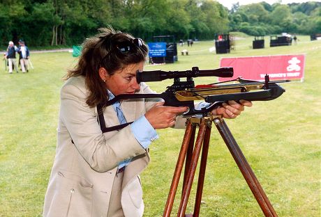 Tiggy Legge Bourke Shooting Crossbow Editorial Stock Photo Stock