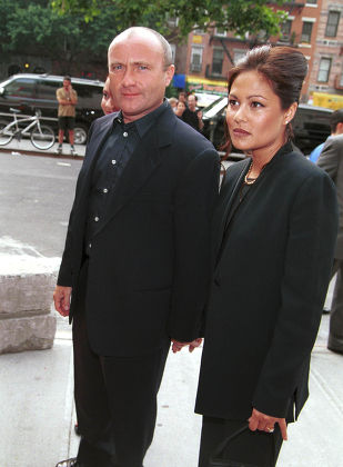 Phil Collins Wife Oriane Cevey Editorial Stock Photo - Stock Image
