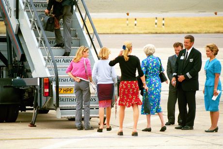 2 1999 Friends Of Prince William British Royalty Boarding Private Jet 