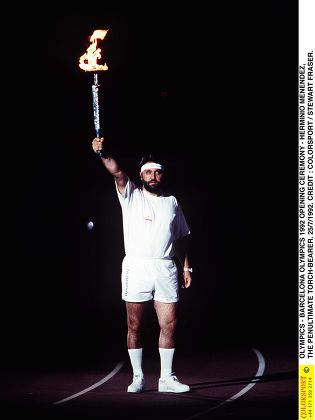 Olympics Barcelona Olympics 1992 Opening Ceremony Editorial Stock Photo