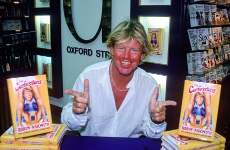 Actor Robin Askwith, Book Signing at Dillons, Oxford Street, London, Britain - Sep 1999