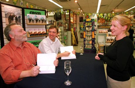 FORMER BERIUT HOSTAGES BRIAN KEENAN AND JOHN MCCARTHY APPEARED AT A BOOK SIGNING IN BELFAST