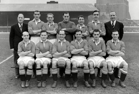 Manchester United Team 194950 Back Row Editorial Stock Photo - Stock ...