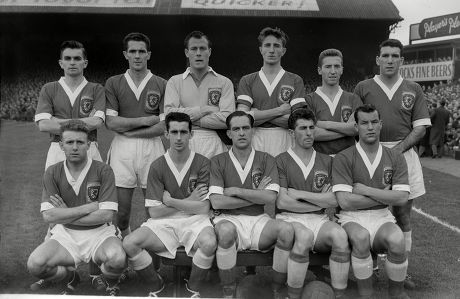 Football 1958 British Home Championship Wales Editorial Stock Photo