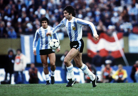 Mario Kempes' vintage Argentina jersey